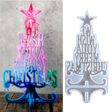 Christmas Tree message Silicone Resin Molds Moulds