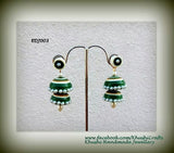 Double jhumkas - Khushi Handmade Jewellery