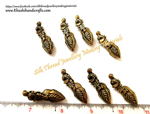Kolhapuri Beads Antique Gold Peacock Pattern 26.Sold Per piece!