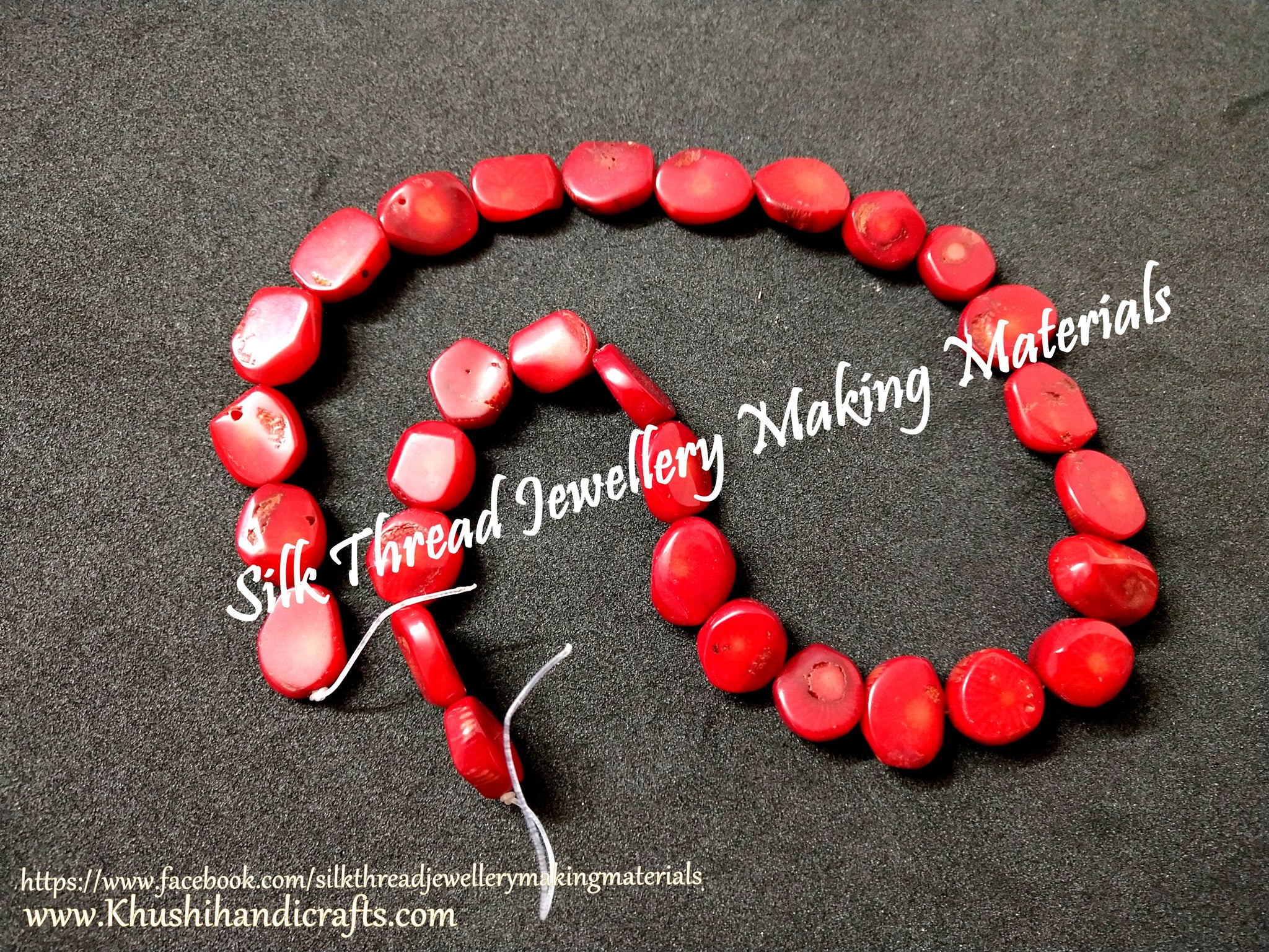 Natural Red Coral Beads