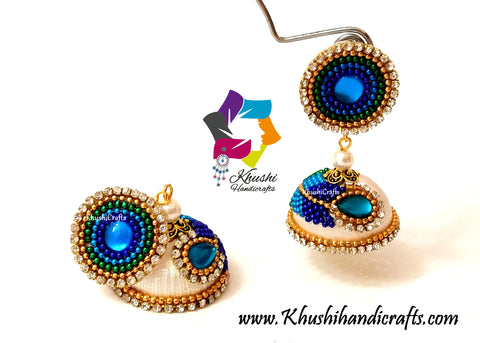 Gold Plated Multicolor Jhumka Earring,indian Jewelry,bollywood  Jewelry,weddjng Jewelry,traditional Earring,bridal Jewelry,indian Earring -  Etsy
