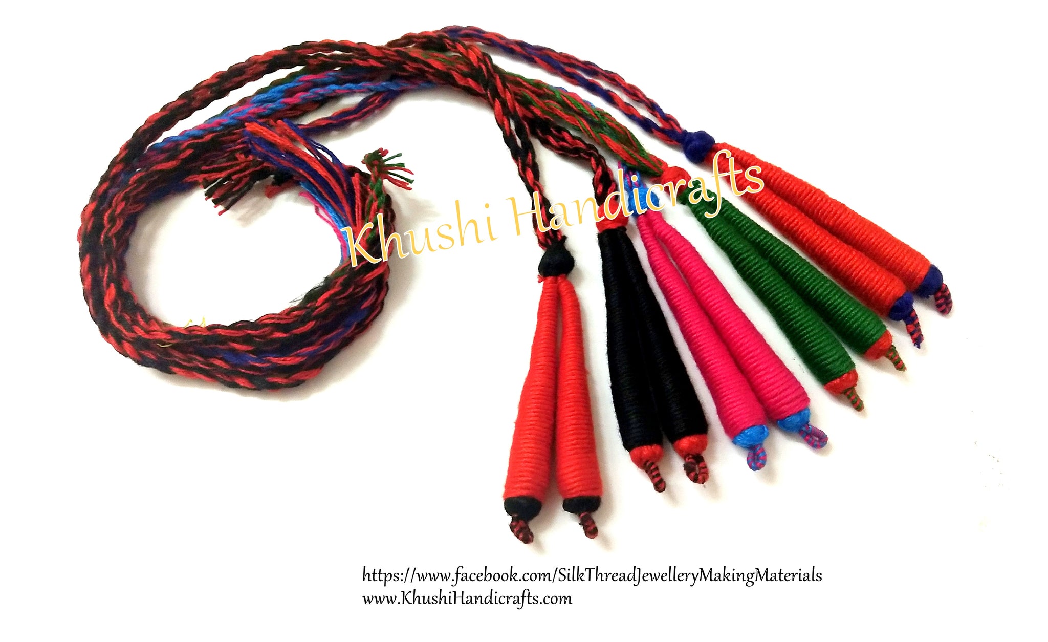 Adjustable Cotton Dori Necklace Cord Rope Combo of 5 pieces!