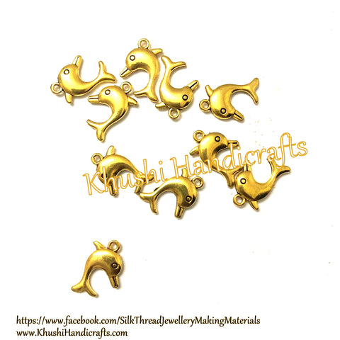Dolphin charms.Pack of 10 pieces!