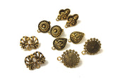 Antique Gold Studs Combo