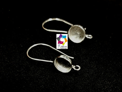 925 Sterling Silver Hook Earring Earwire pattern 2! Sold per pair.