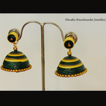 Paper Quilling Jhumkas Hoop Earrings at Best Price in Asansol  Jewelz  Creation