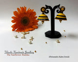 Sunflower Jhumka - Khushi Handmade Jewellery