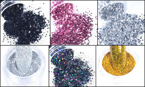 Chunky smooth Glitters for Resin crafts