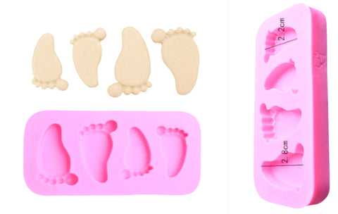 Small Feet Mold Silicone Mould