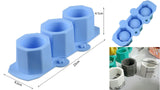 Flower Pot Plant holder Small Mould Silicone Mold for casting UV Resin,Epoxy resin and concrete