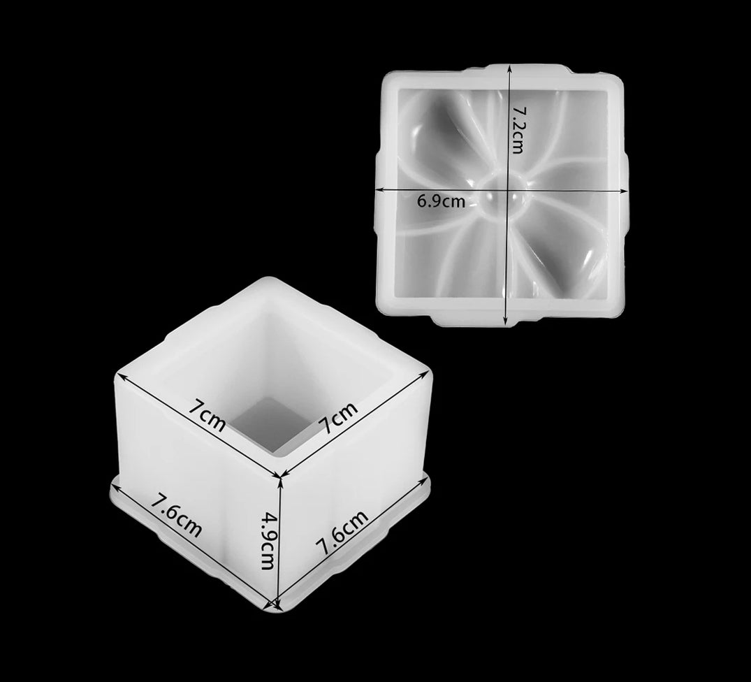 DM225 Square Silicone Tissue Box Resina Epoxi Kit Completo Resin Casting  Mould for Jewelry Storage DlY Gift Box