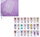 Key patterns mold for Resin Crafts -Silicone Moulds