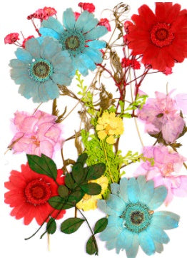 Mixed dry Pressed Flowers ,Dried Natural Flowers For Resin Crafts, Jewelry Mold Filling and Nail Art 12