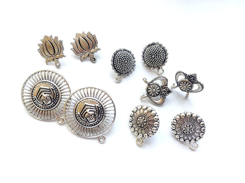 Antique Silver Studs Combo -Combo 2