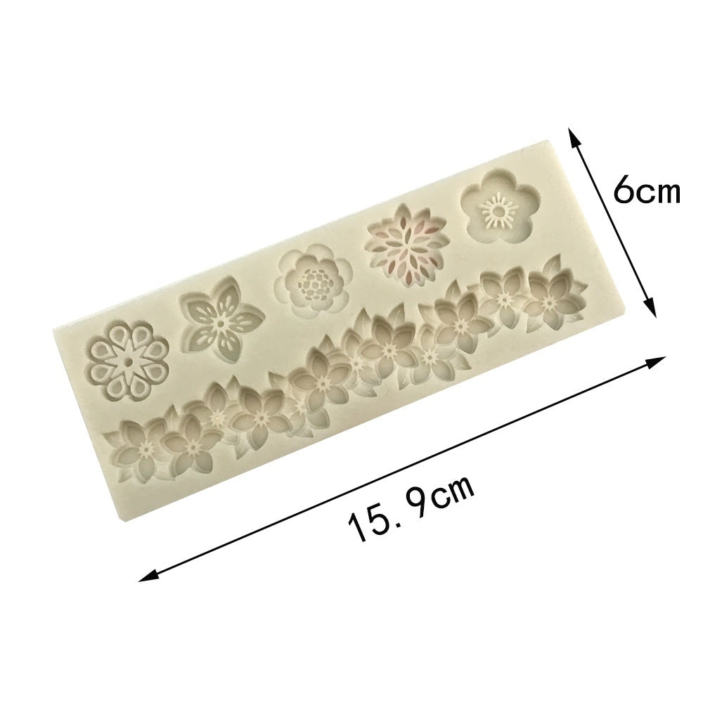 Border Flower mould Silicone Mold for UV resin and epoxy resin Mould It and clay casting