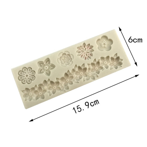 Border Flower mould Silicone Mold for UV resin and epoxy resin Mould It and clay casting