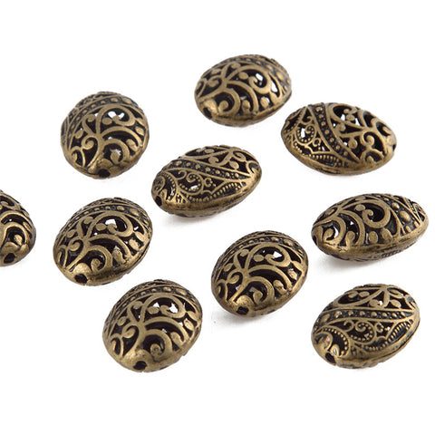 Antique Bronze Designer Spacer /Connector Beads .Sold as 10 pieces -CO2