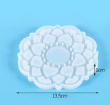 Mandala pattern tealight holder mold